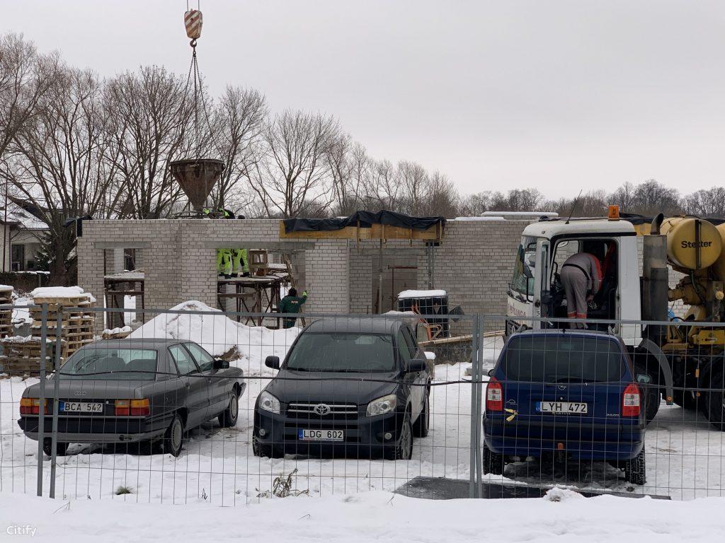 Klaipėdos Holivudas 1 etapas (M, L, K namai) (Kretingos g. 100) - Multi apartment - construction photos