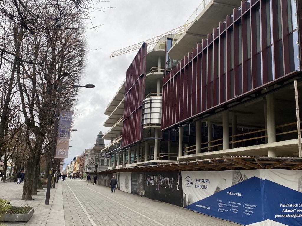 Laisvės al. 60 (buvęs Merkurijus) (Laisvės al. 60) - Hotel, Multi apartment, Office center - construction photos