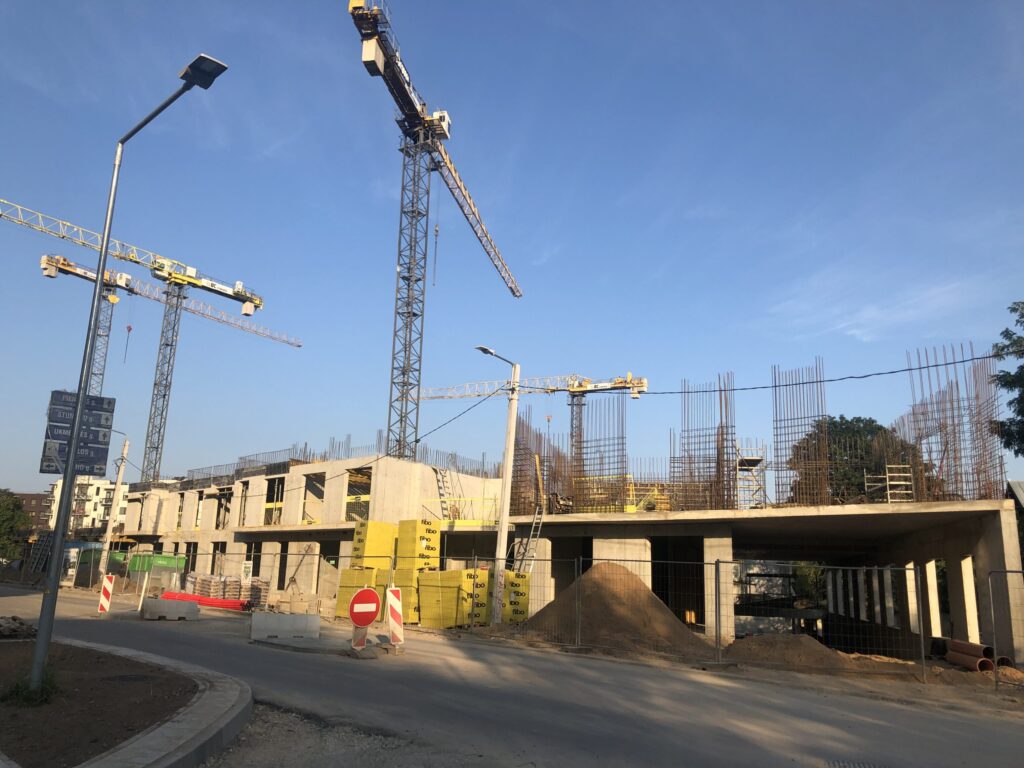 Žvėryno City (Paribio g. 12) - Multi apartment - construction photos