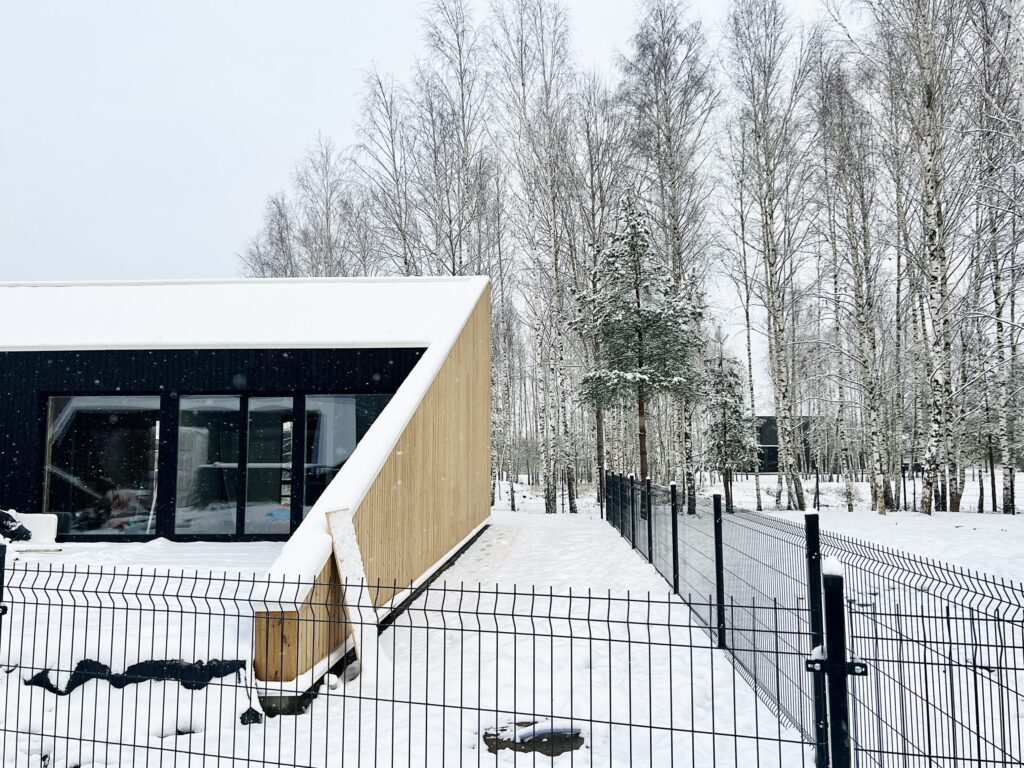 Live in wood (Šumsko g. 312, 314, 316, 318) - Private house community - construction photos