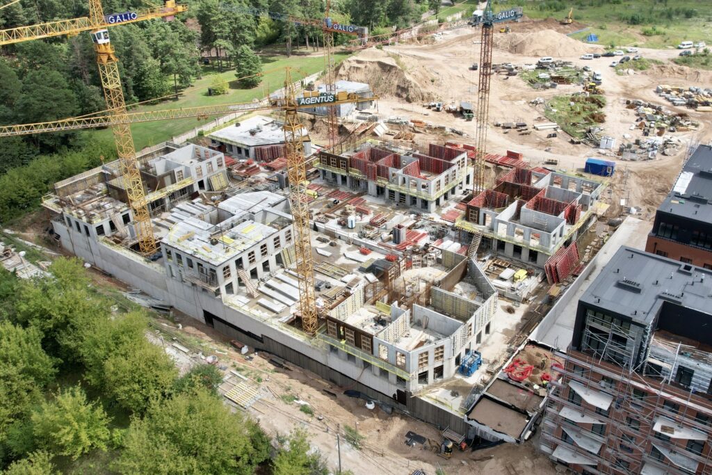 reVINGIS Park Space (Geležinio Vilko g. 2) - Multi apartment - construction photos