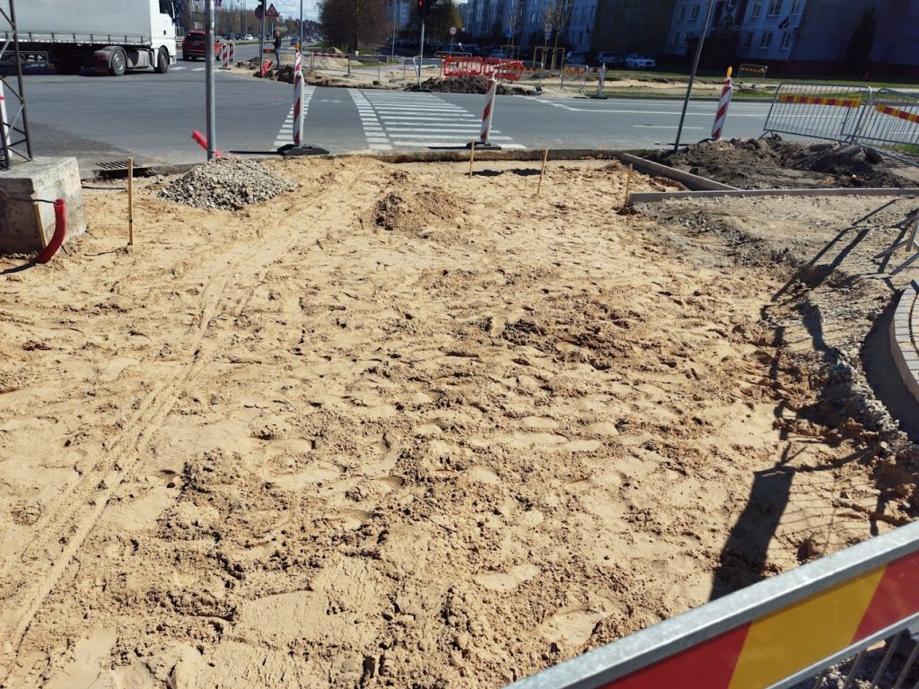 Velosipēdu ceļš Rīga - Ulbroka (Augusta Deglava iela) - Dviračių takas - statybų nuotraukos