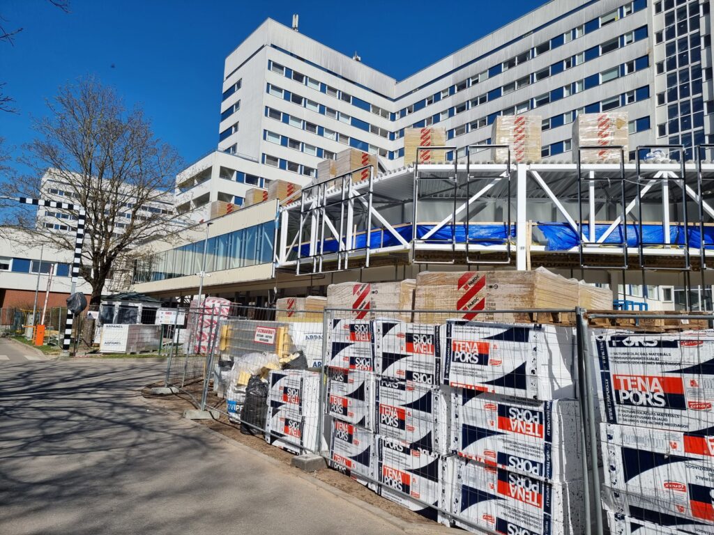 RAKUS Infekciju bloka paplašināšana (Hipokrāta iela 2) - Hospital - construction photos