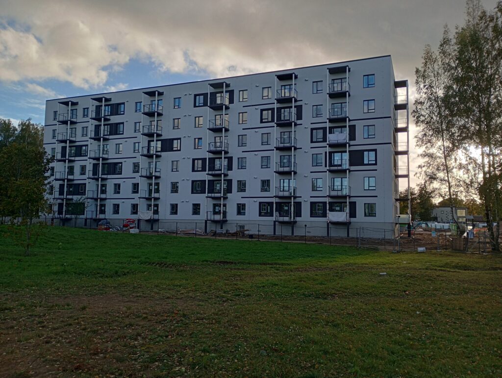 Pīlādžu mājas - 1. kārta, 1. ēka (Tumes iela 25) - Multi apartment - construction photos