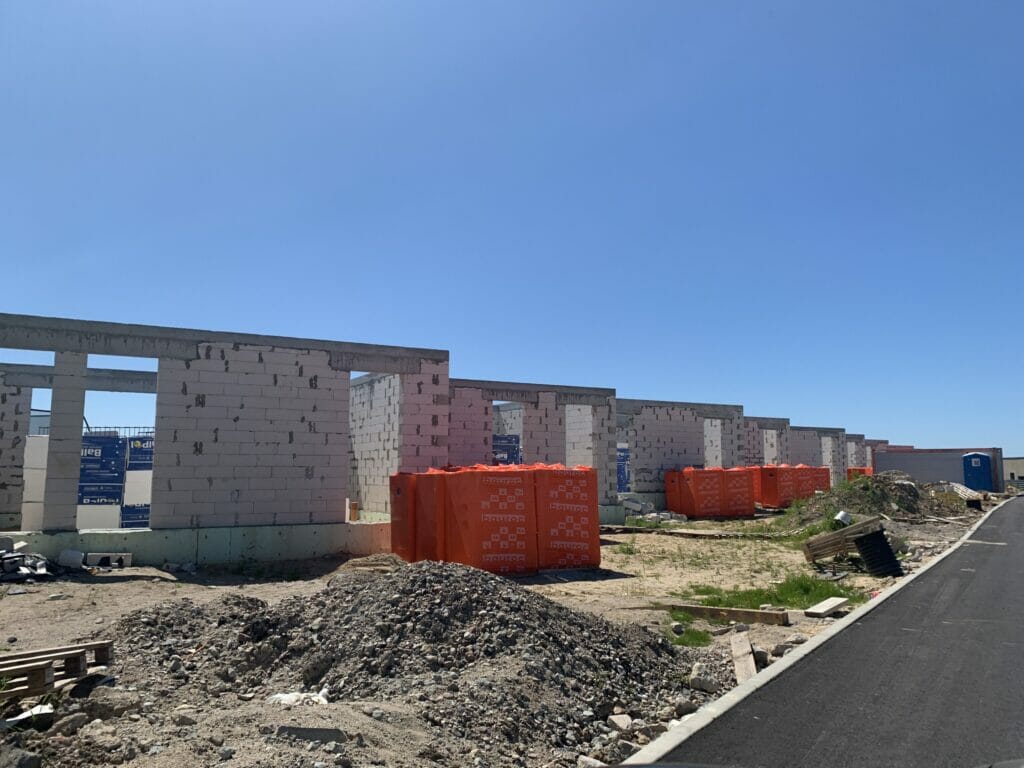 STALUPĖNAI (Stalupėnų g. 2, 4, 6, 6A, 8, 10, 12, 14, 16, 18, 20, 22, 24) - Row housing - construction photos