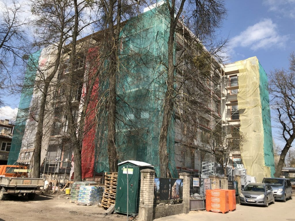 Kauko apartamentai (Lietuvių g. 22) - Daugiabutis - statybų nuotraukos