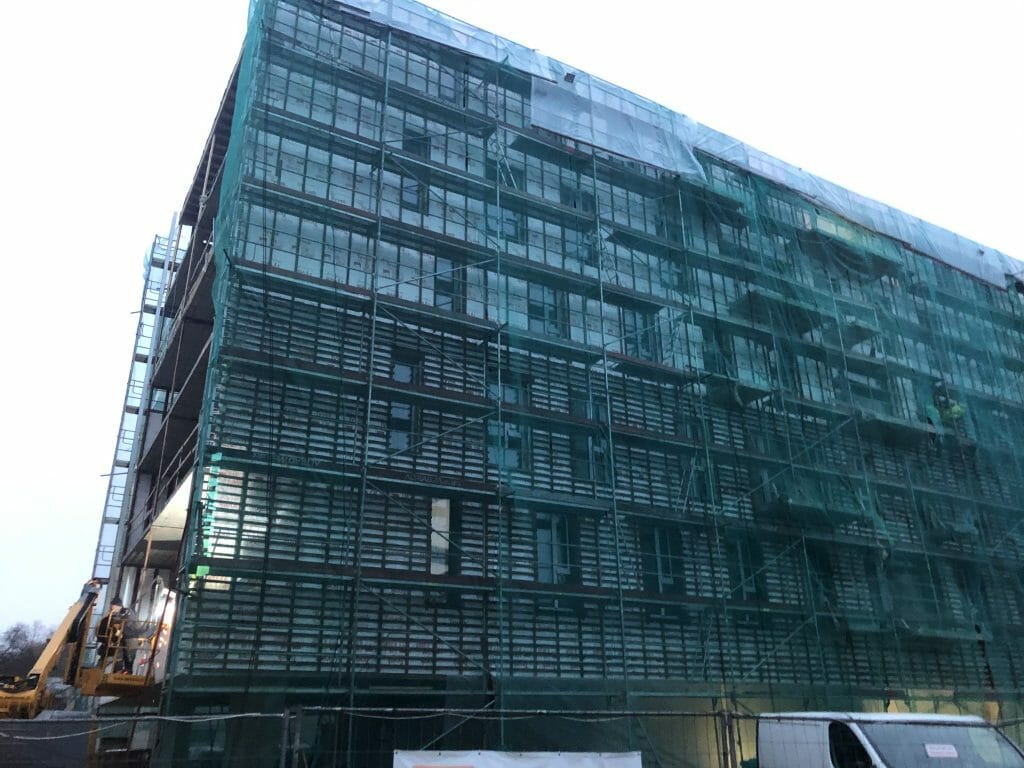 Gilių namai 1 etapas (Studentų g. 8A) - Multi apartment - construction photos