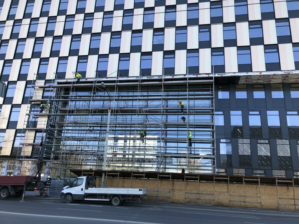 Business Stadium North (Rinktinės g. 3) - Verslo centras - statybų nuotraukos