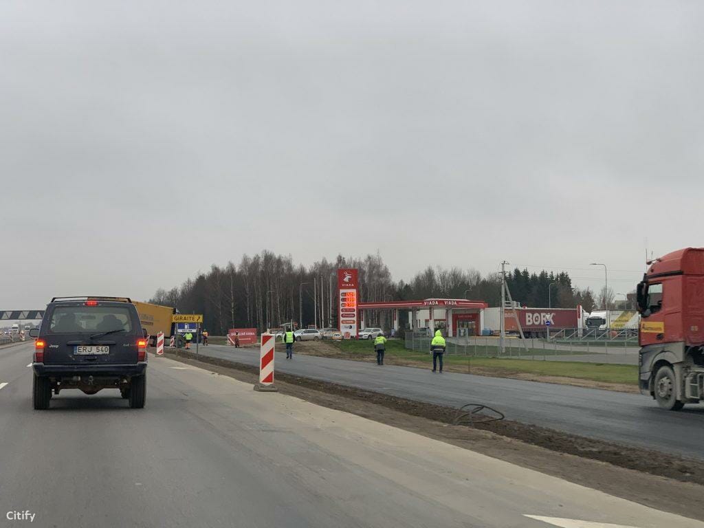 A1 Giraitės atkarpa (viadukas) 102 - 107 km. (A1) - Kelias - statybų nuotraukos