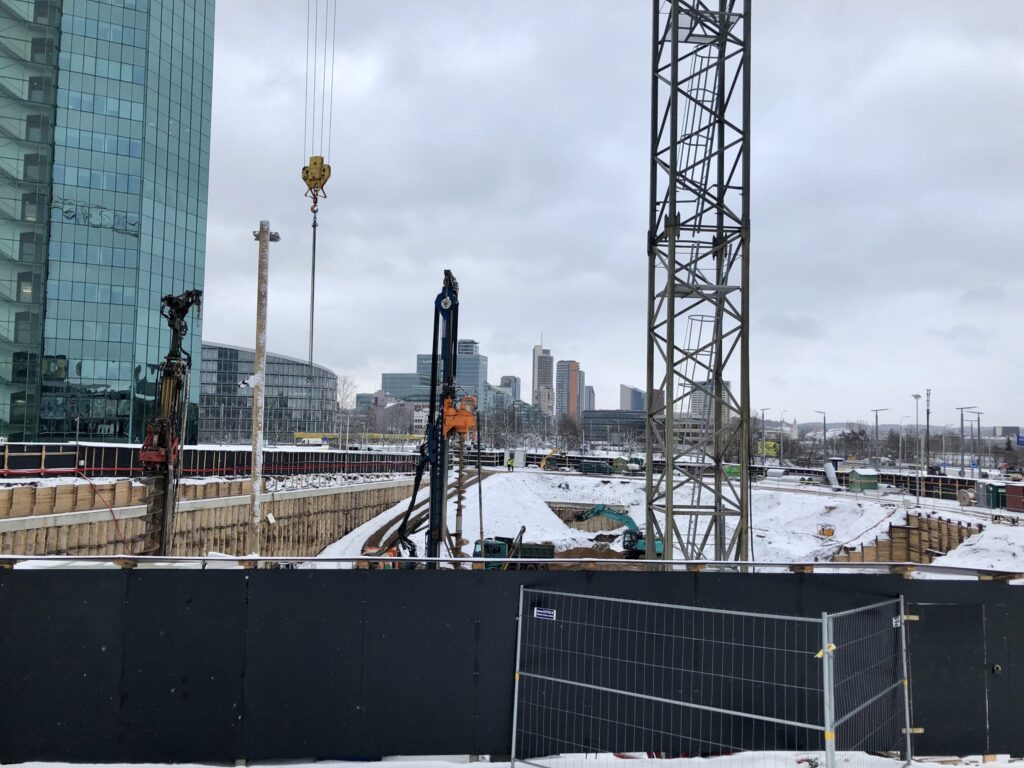 Teltonika Saltoniškių g. (Saltoniškių g. 14) - Office center - construction photos