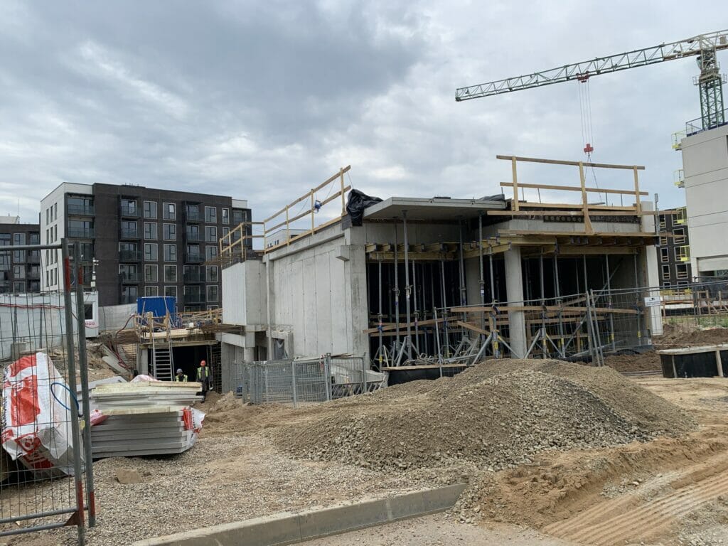 Naujasis Skansenas 4 etapas (Linkmenų g. 12) - Multi apartment - construction photos