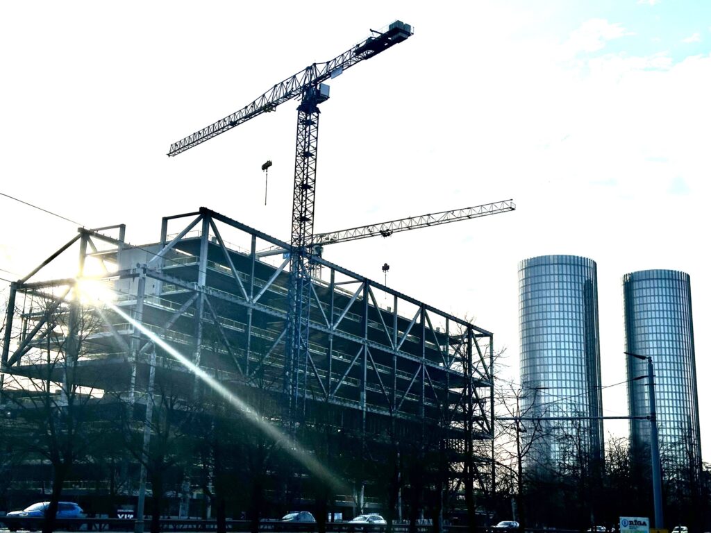 Preses Nama Kvartāls - 1. kārta (Balasta dambis 2) - Biroju centrs - būvdarbu attēli