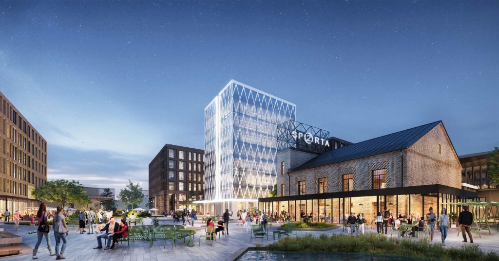 SPORTA 2 kvartāls (Sporta iela 2) - Büroohoone - visuaalne