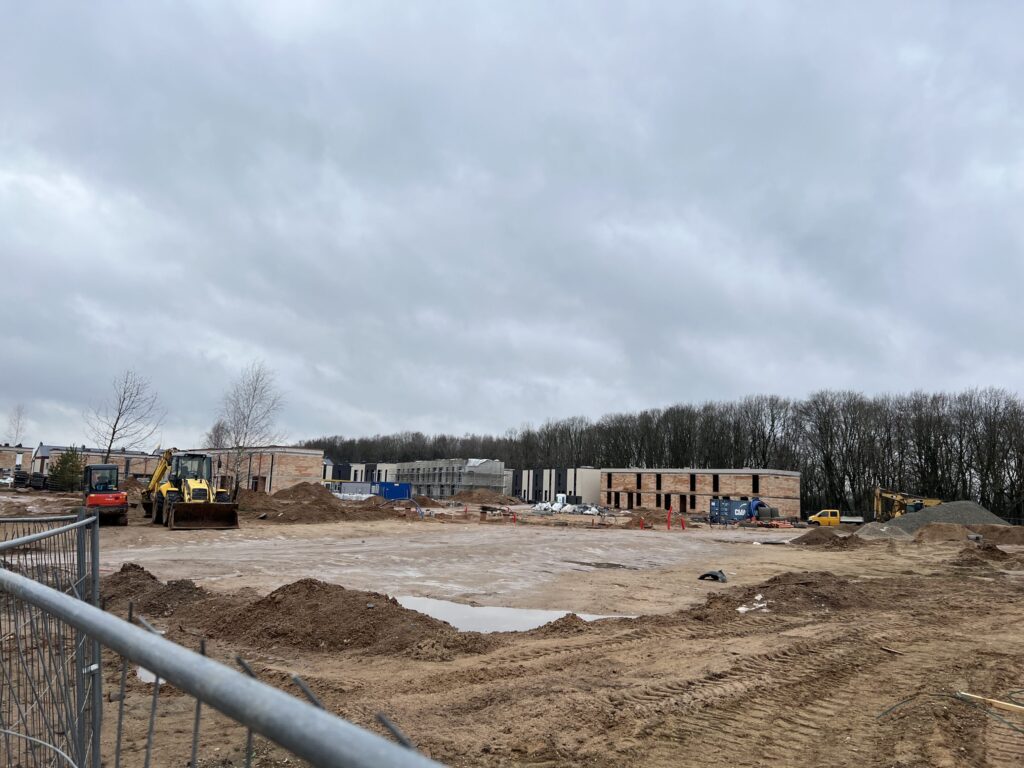 MO Garden 1 etapas (sublokuoti namai) (Mozūriškių g. 188, 200, 202, 204, 206, 208, 210, 212, 222, 224, 226, 228) - Row housing - construction photos