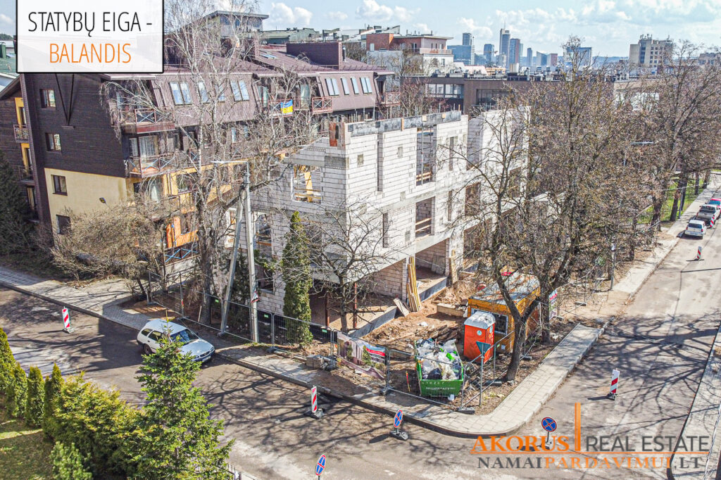 Lūšių 19 (Lūšių g. 19) - Row housing - construction photos