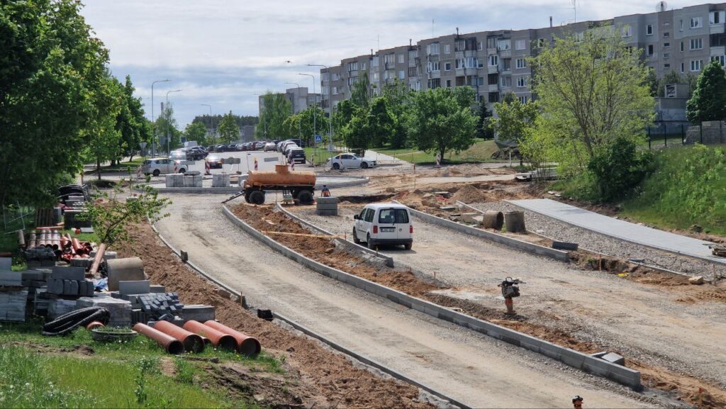 Smalinės g. tęsinys (Smalinės g.) - Bike path, Street - construction photos