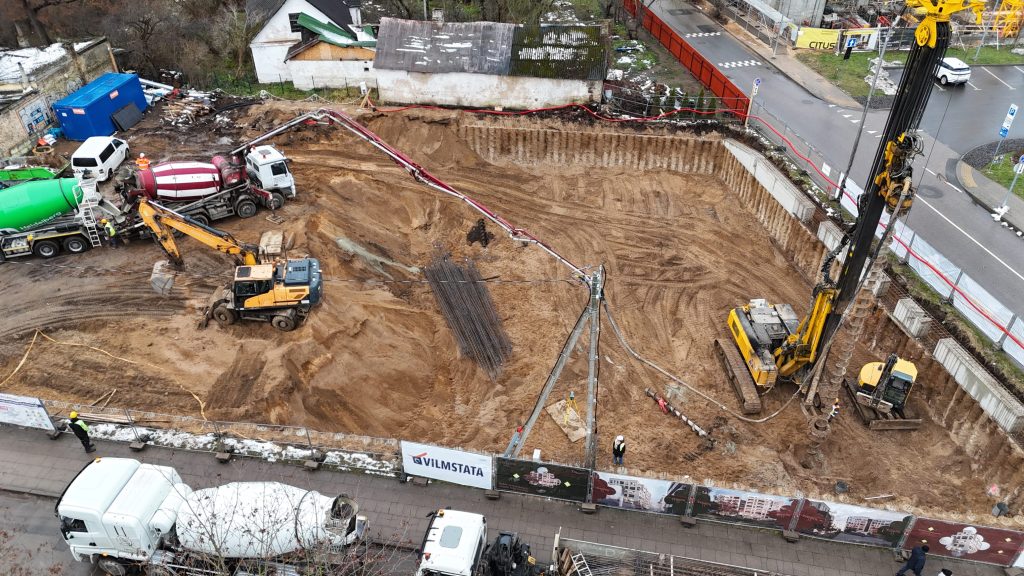 Trimitų 11 (Trimitų g. 11) - Daudzdzīvokļu nams - būvdarbu attēli