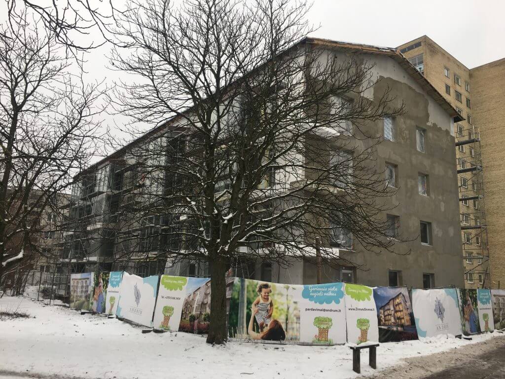 Žirmūnų skveras (Žirmūnų g. 34A) - Multi apartment - construction photos