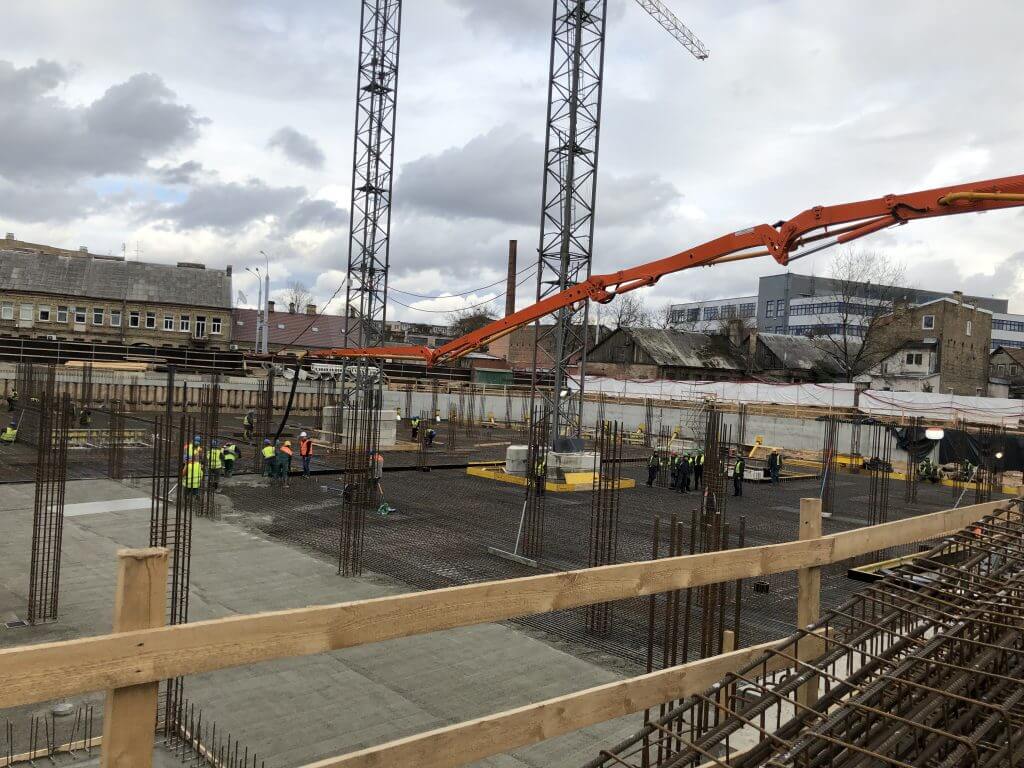 Uptown Park (Švitrigailos g. 13) - Office center - construction photos