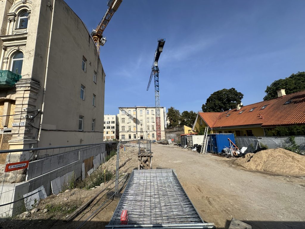 Radvilų valda Tilto g. 9 (Tilto g. 9) - Daudzdzīvokļu nams - būvdarbu attēli