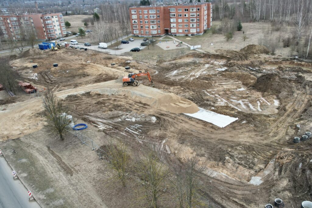 Rimi Linksmoji g. 66A (Linksmoji g. 66A) - Food store - construction photos