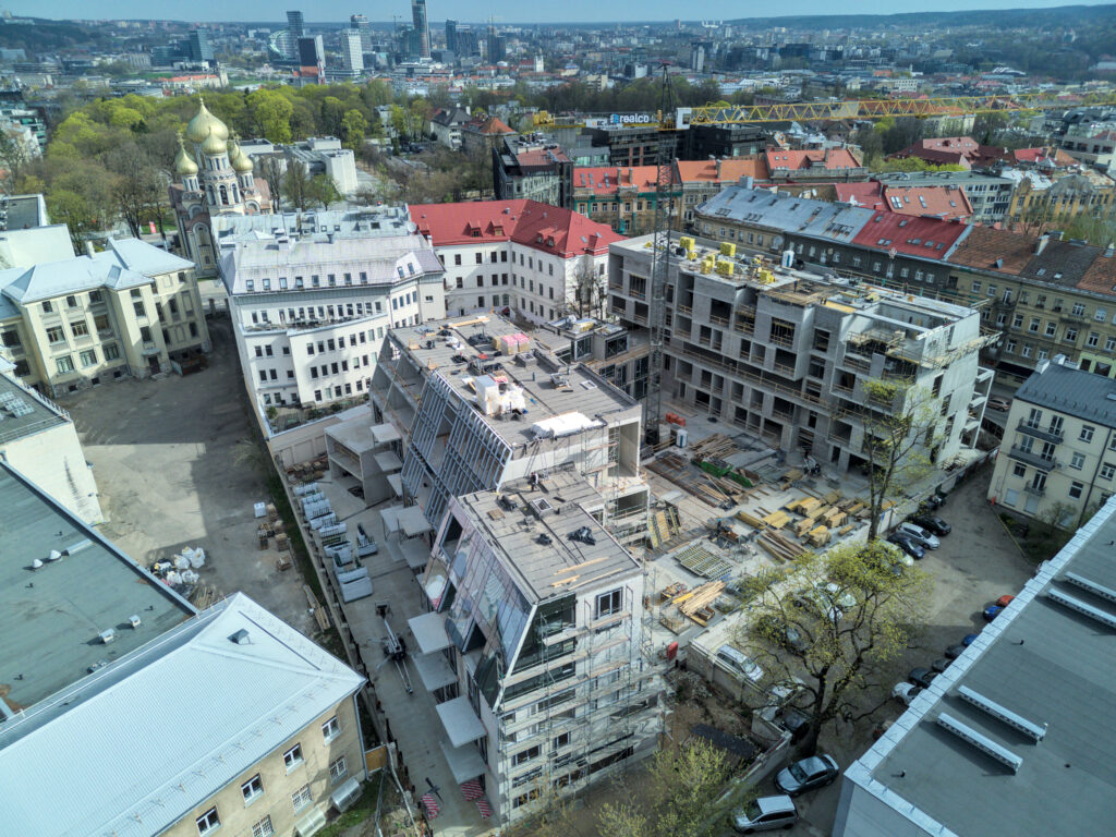 Algirdo 3 (Algirdo g. 3) - Multi apartment - construction photos