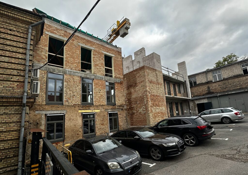 Totorių sodas (Totorių g. 13) - Multi apartment - construction photos