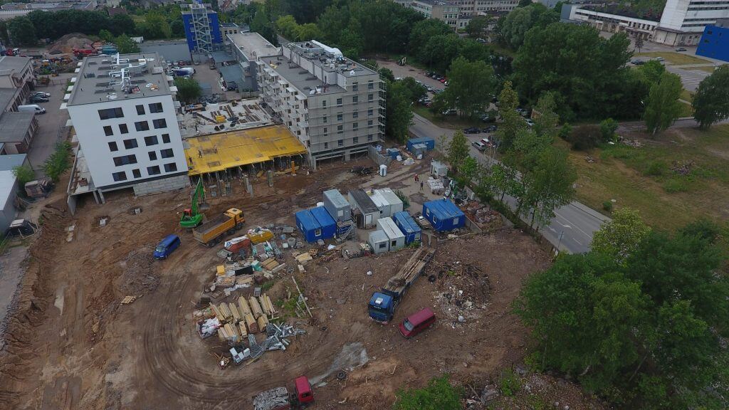 Paparčių namai 2 etapas (Utenos g. 41A) - Daugiabutis - statybų nuotraukos