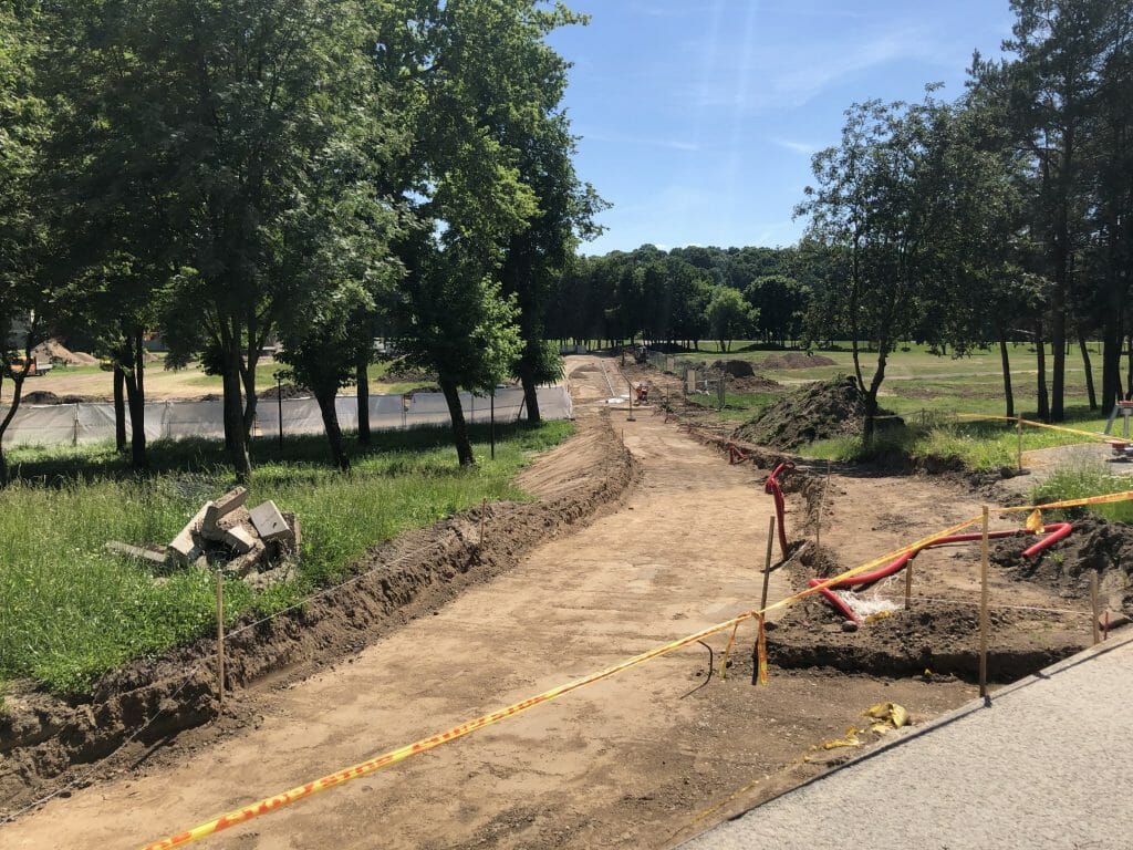 Santakos parkas (Prieplaukos krant.) - Park - construction photos