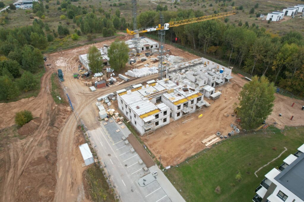 Bajorų alėjos 3 etapas (Salaspilio g. 1) - Multi apartment - construction photos
