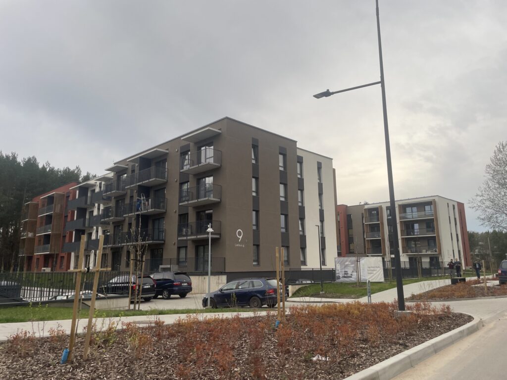 Pušų parkas (Lietaus g. 7) - Daudzdzīvokļu nams - būvdarbu attēli