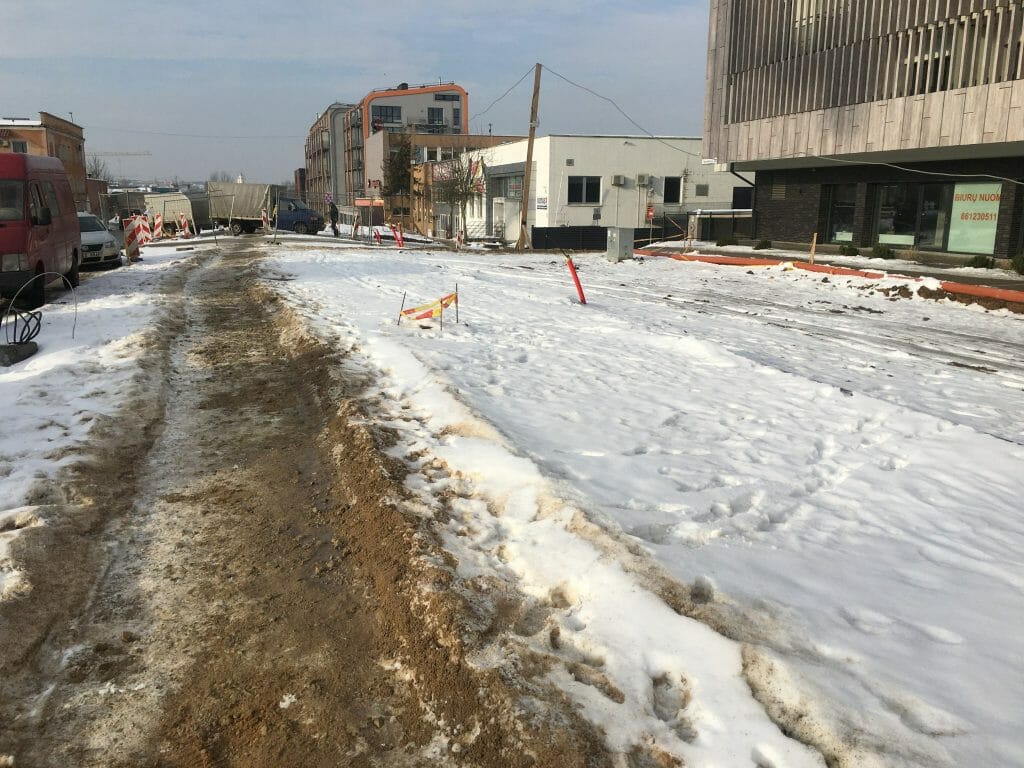Manufaktūrų g. (Manufaktūrų g.) - Bike path, Street - construction photos