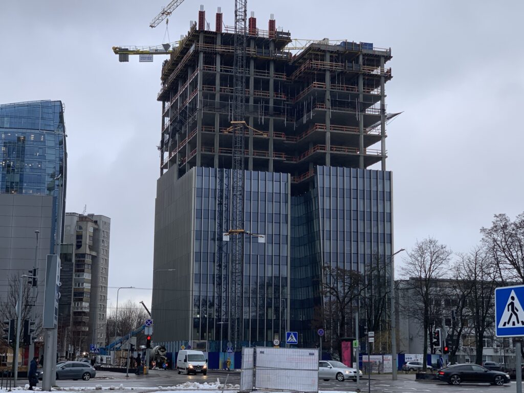 FLOW (Lvovo g. 21A) - Office center - construction photos