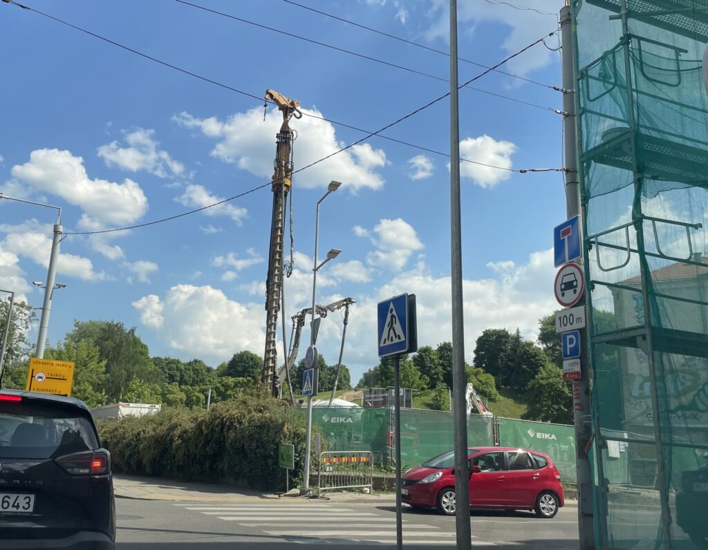 Jasinskio 2 (J. Jasinskio g. 2) - Office center - construction photos