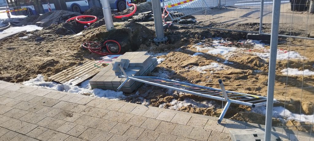 Velosipēdu ceļš Rīga - Ulbroka (Augusta Deglava iela) - Bike path - construction photos