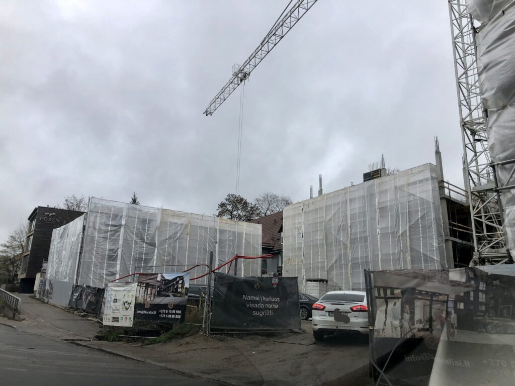 Trys karaliai (Polocko g. 25, 31) - Multi apartment - construction photos