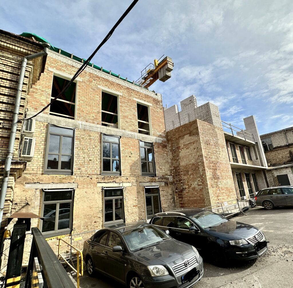 Totorių sodas (Totorių g. 13) - Multi apartment - construction photos