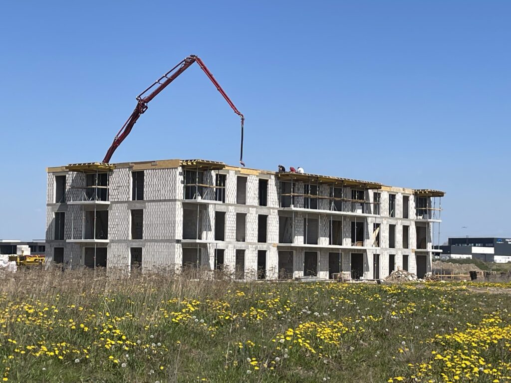 Padangės slėnis 2 etapas (Arimų g. 25) - Multi apartment - construction photos