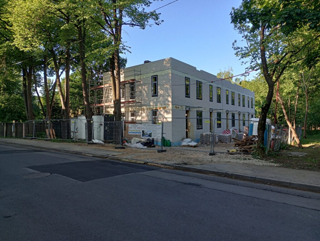 Putnu iela 3 (Putnu iela 3) - Row housing - construction photos