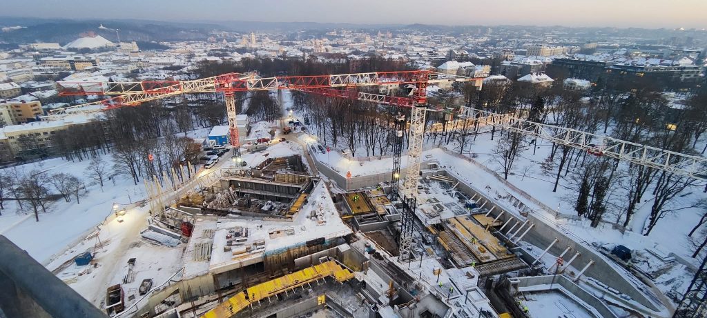 Nacionalinė koncertų salė "Tautos namai" (V. Mykolaičio-Putino g. 5) - Concert hall - construction photos