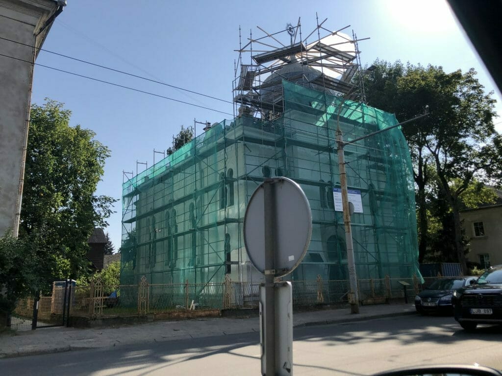Vilniaus kenesos restauravimas (Liubarto g. 6C) - House of worship - construction photos