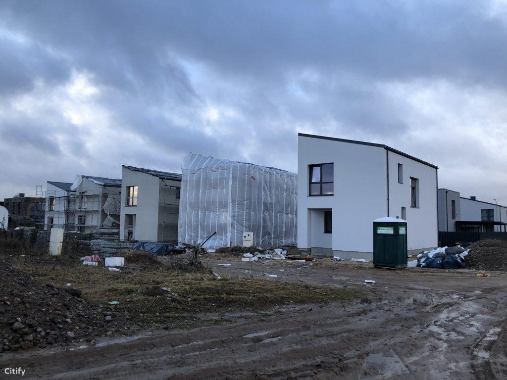 Girdavos g. 20, 22, 24, 26, 28 (Girdavos g. 20, 22, 24, 26, 28) - Private house community - construction photos