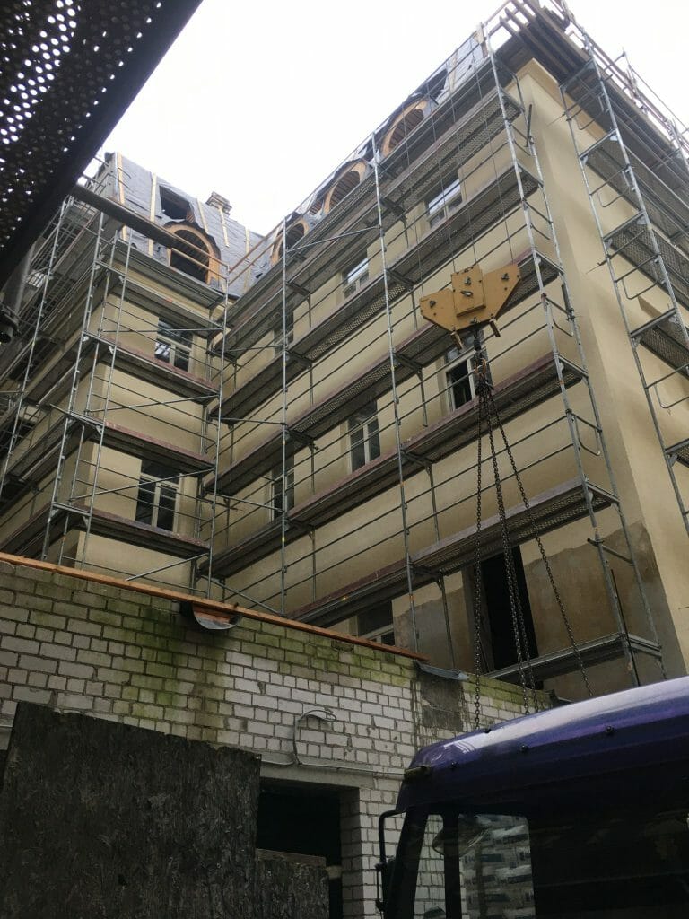 Gedimino 22 (Gedimino pr. 22) - Multi apartment - construction photos