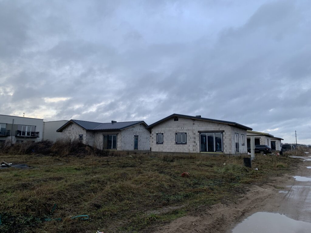 Giraitės terasos (Gervuogių g. 1, 2, 3, 5, 6, 7, 8, 9, 12 - 52 , Mėlynių g. 1, 1A, 2, 2A, 3, 3A, 4, 4A, 5, 5A - 26, 26A) - Private house community - construction photos