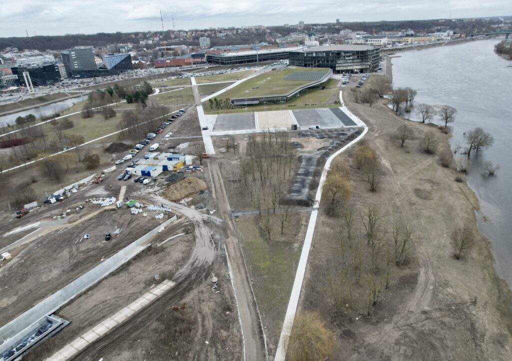 Nemuno salos parkas (Nemuno sala) - Park - construction photos