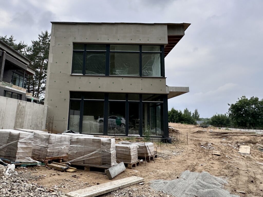 Terasų g. 19 (Terasų g. 19) - Rindu mājas - būvdarbu attēli