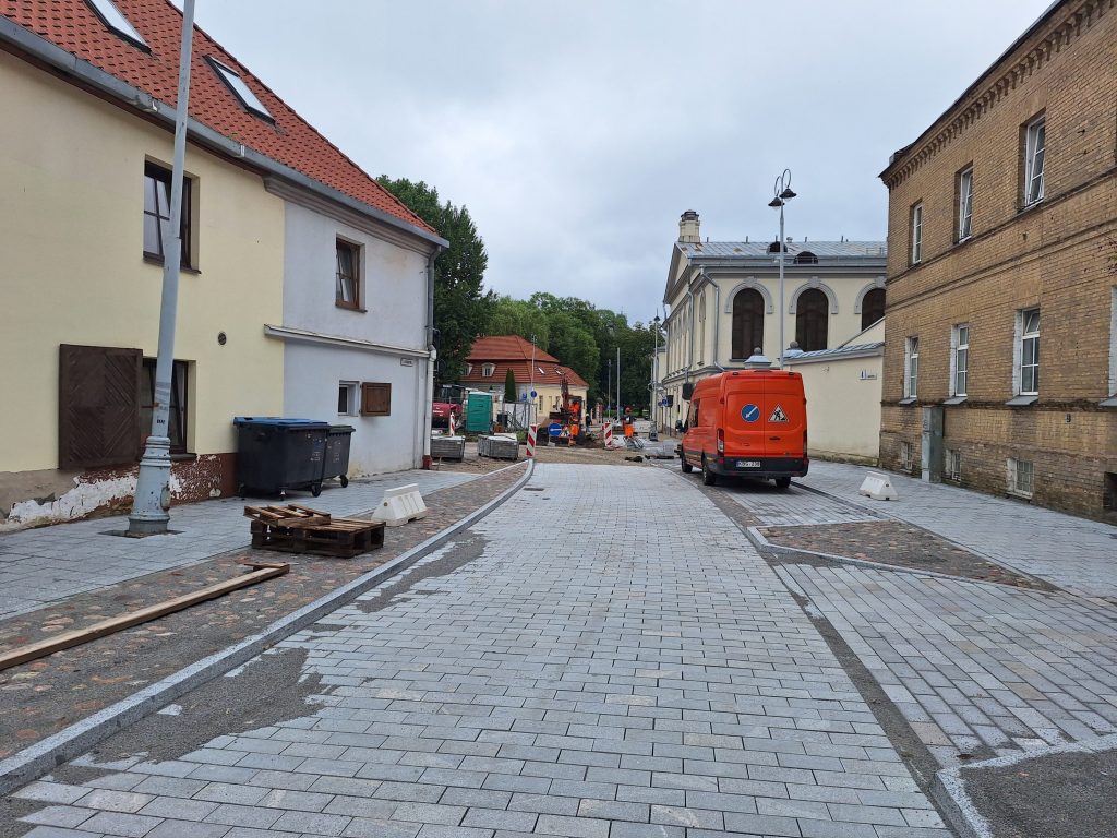 Tilto g., Ž. Liauksmino g. remontas 2 etapas (Tilto g., Ž. Liauksmino g.) - Gatvė - statybų nuotraukos