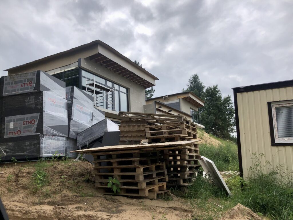 Terasų g. 19 (Terasų g. 19) - Rindu mājas - būvdarbu attēli