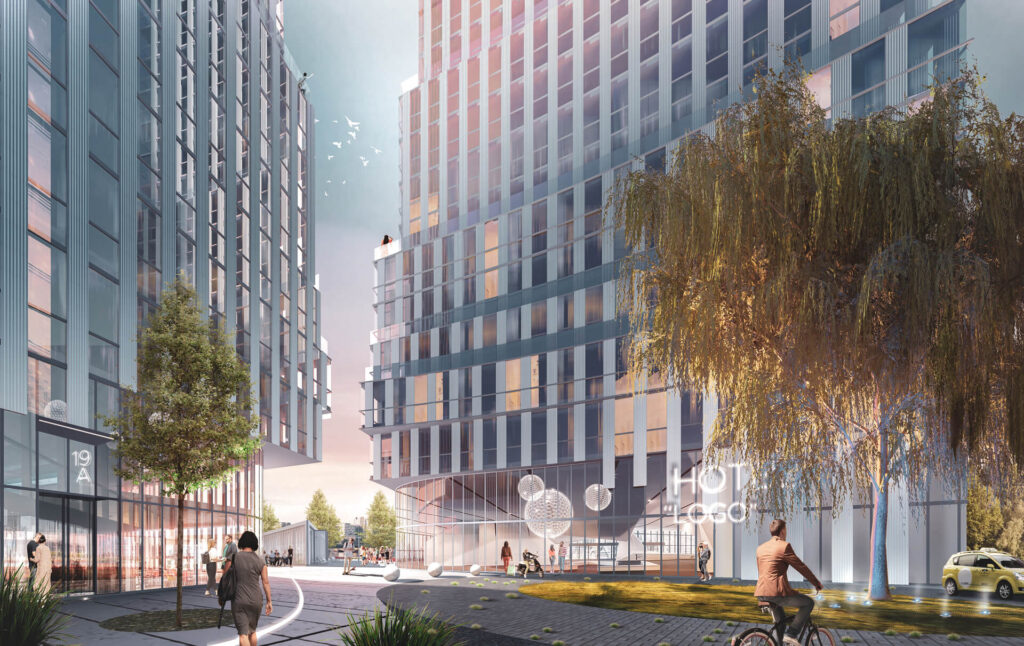 Zaķusalas Vārti - 2.Kārta - A Ēka (Zaķusalas krastmala 19) - Daugiabutis, Verslo centras - vizualizacija