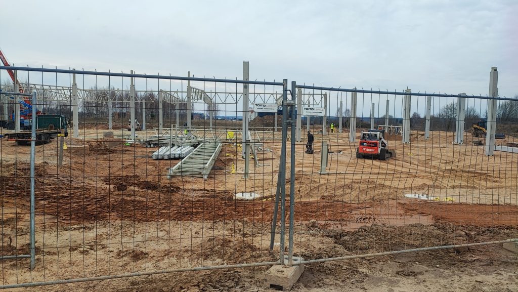 Dangeručio g. 2, 4 (Dangeručio g. 2, 4) - Shopping center - construction photos